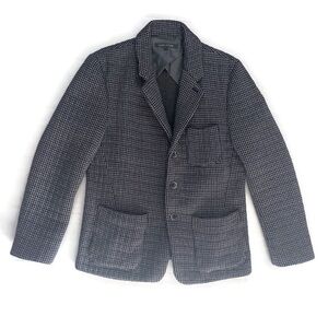 Slate & Stone Houndstooth Blazer Black White Gray Casual